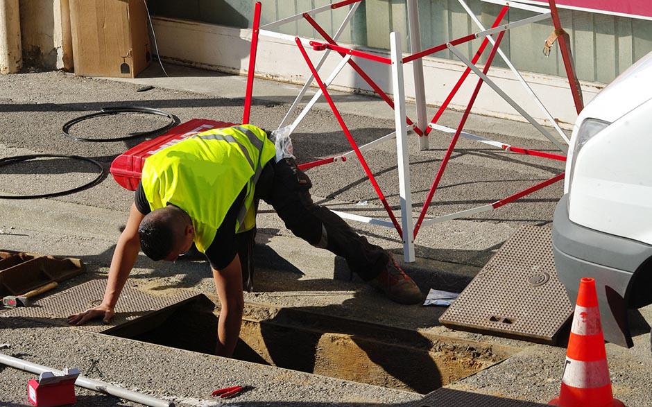 canalisation egout Jouy-le-Moutier